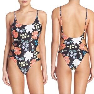 BOGO Byrds Of Paradise Side Cut Out One Piece Swimsuit